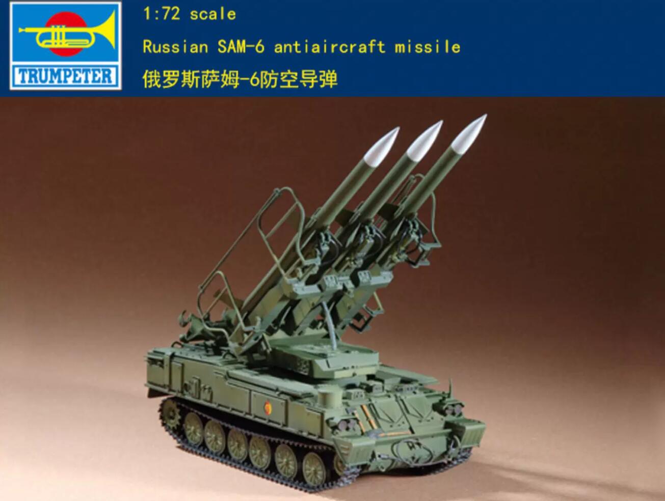 Trumpeter 07109 1:35 1:72 Scale Russian SAM-6 Antiaircraft Missile Models