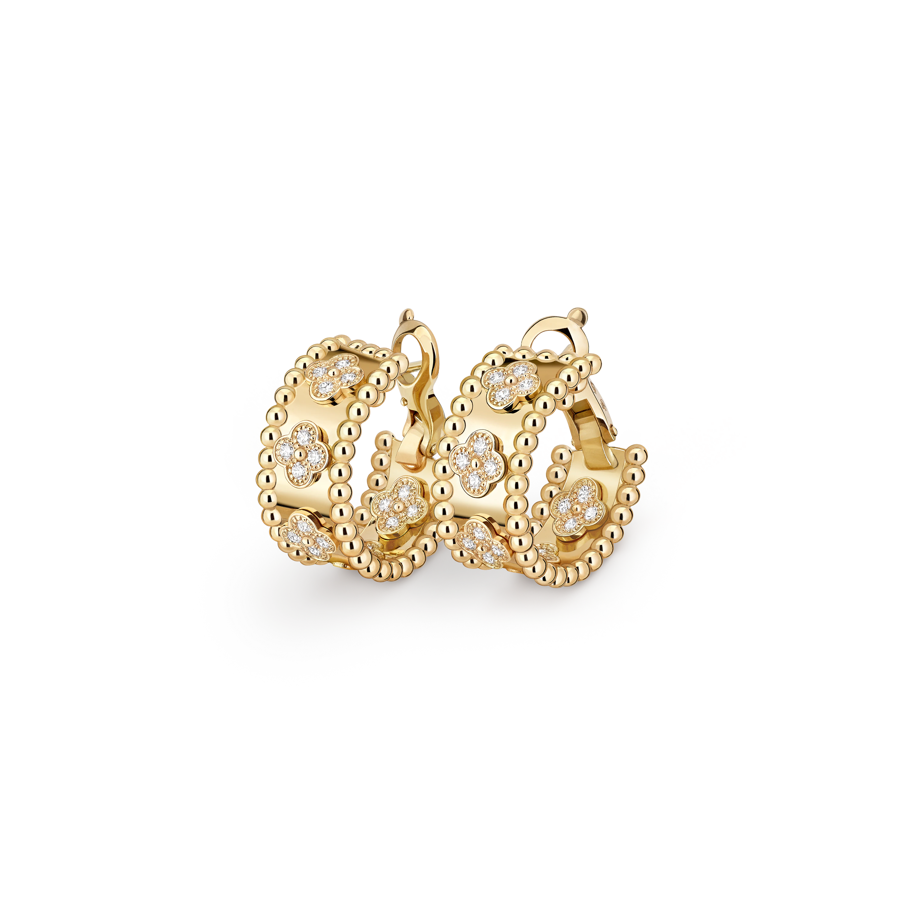 Van Cleef & Arpels Perlée clovers earrings