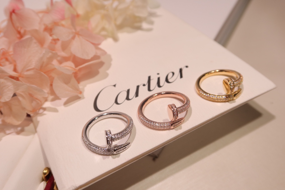 Cartier classic diamond ring