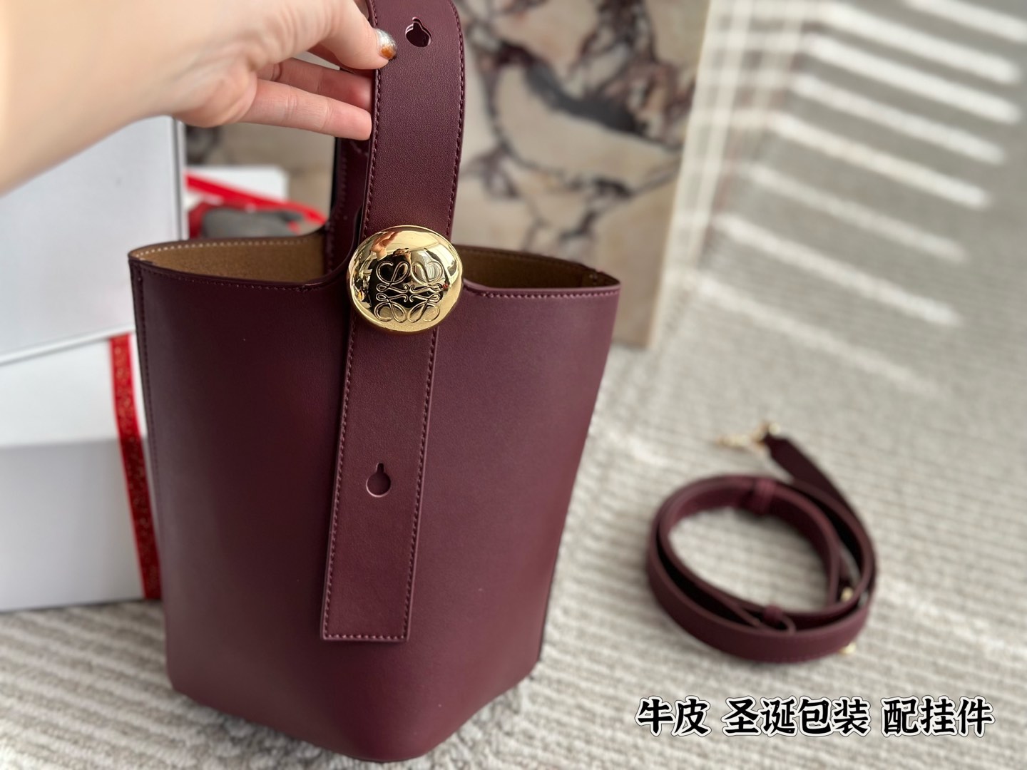 LOEWE pebble shoulder bag