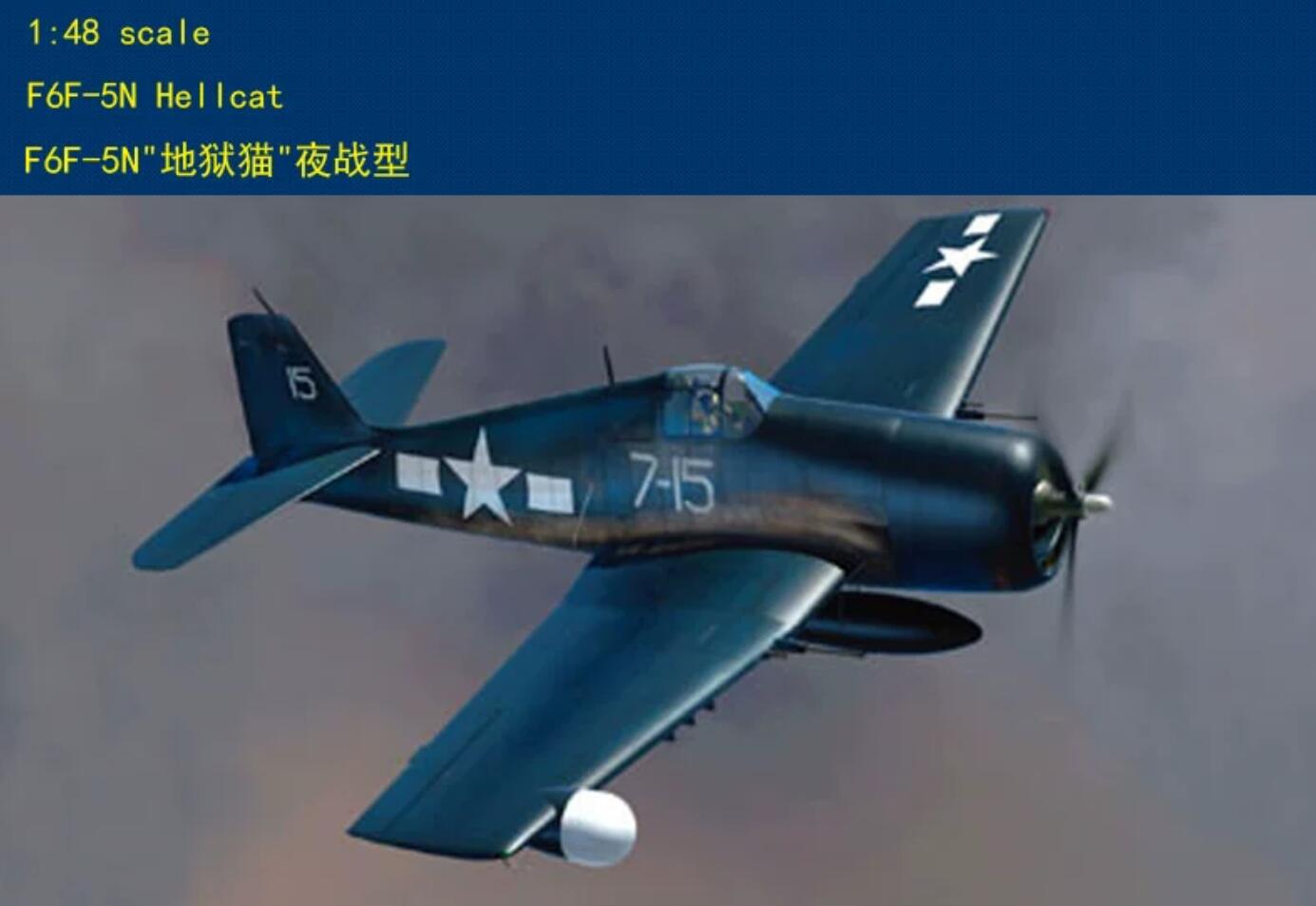 Hobbyboss 80341 1/48 F6F-5N Hellcat Plastic Assembly Model Kit