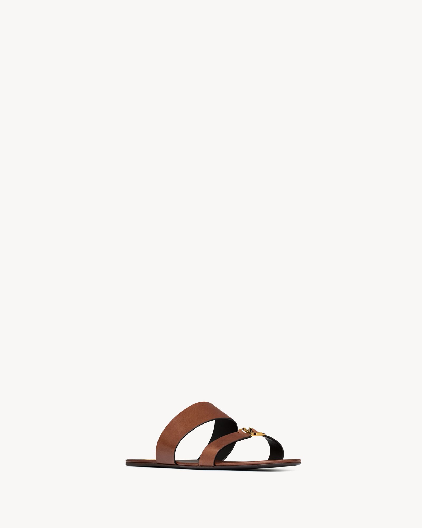 Saint Laurent shoes BABYLONE smooth leather sandals