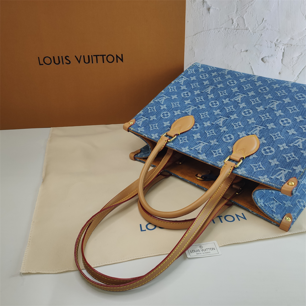 Louis Vuitton Denim Tote Bag