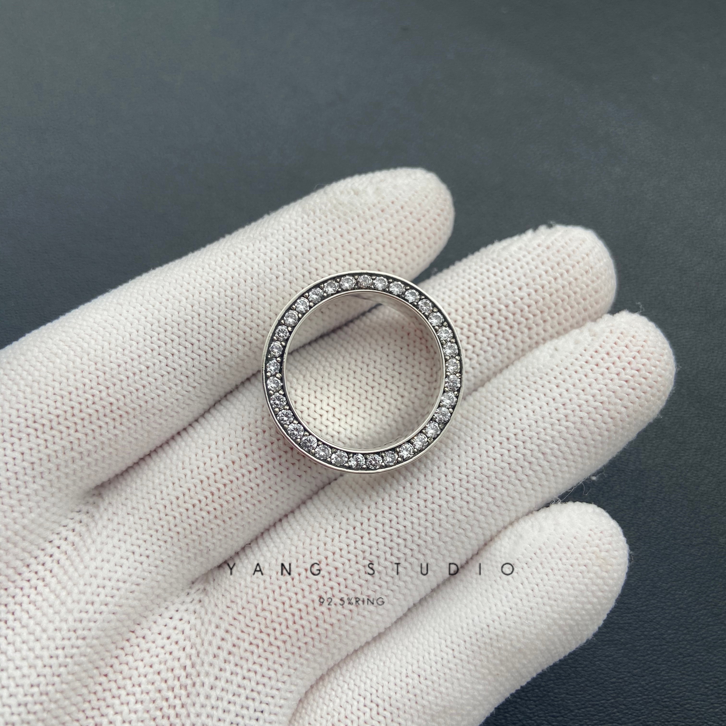 6MM FOREVER RING WITH MOISSANITE– SPACER