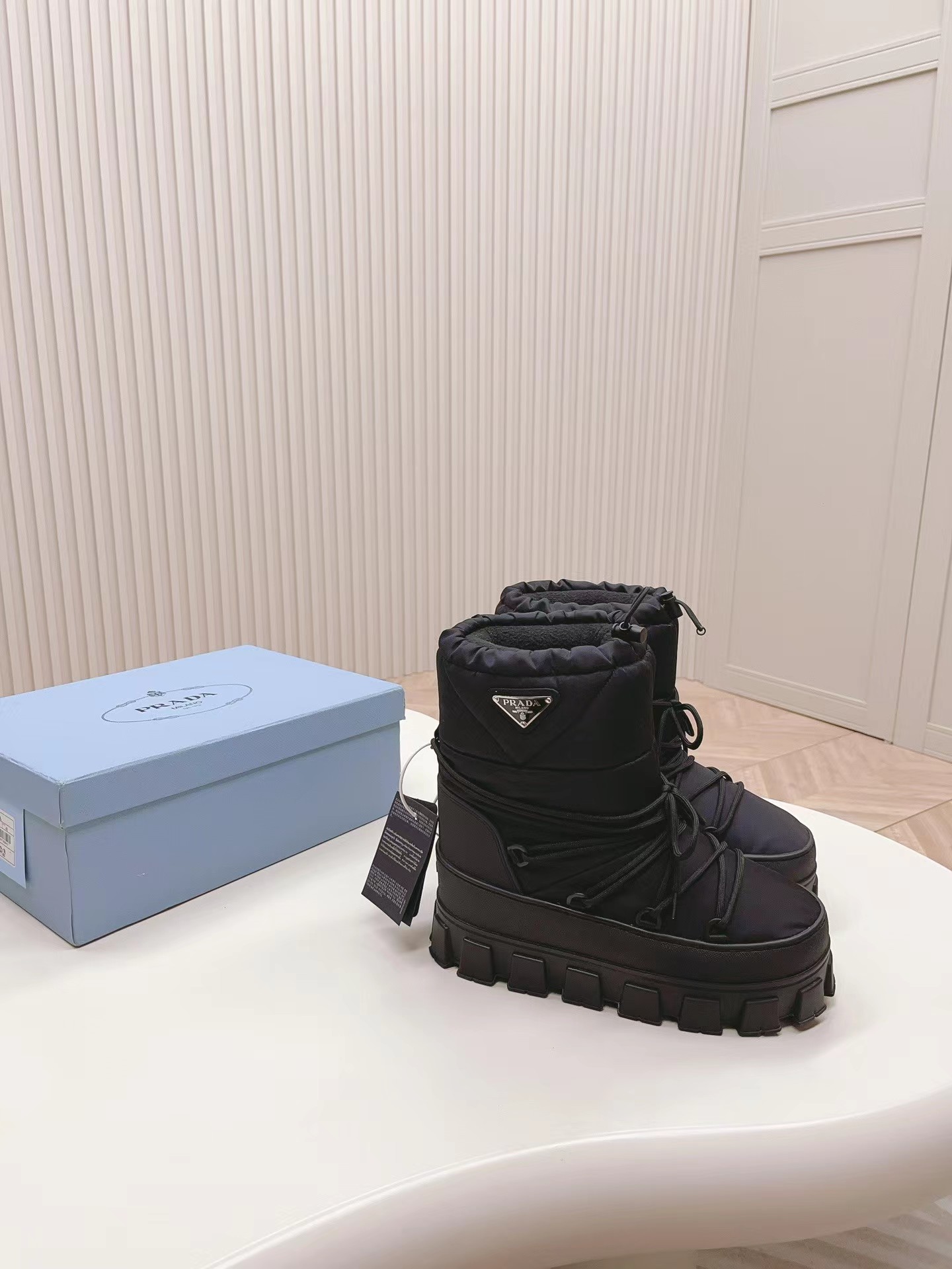 Top Quality Prada Boots Black