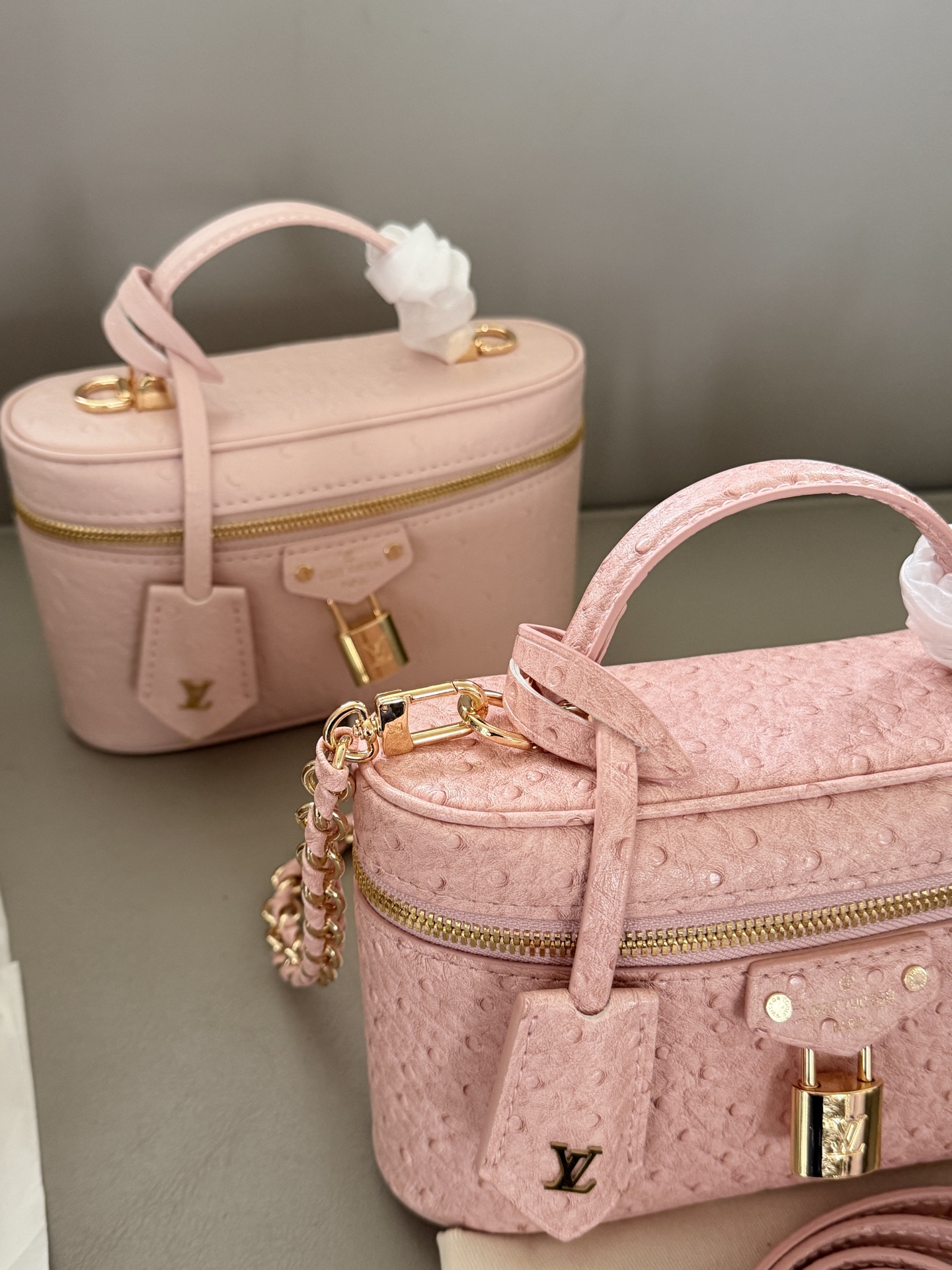 LV vanity box makeup bag