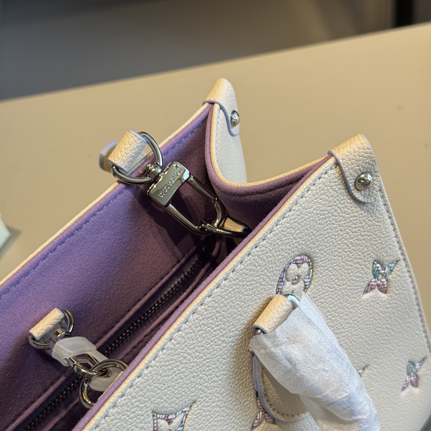 LV Dreamy Purple Series OnTheGo Tote Bag