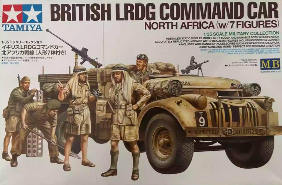 TAMIYA Model 32407 1/35 British LRDG Command Car Model Kit