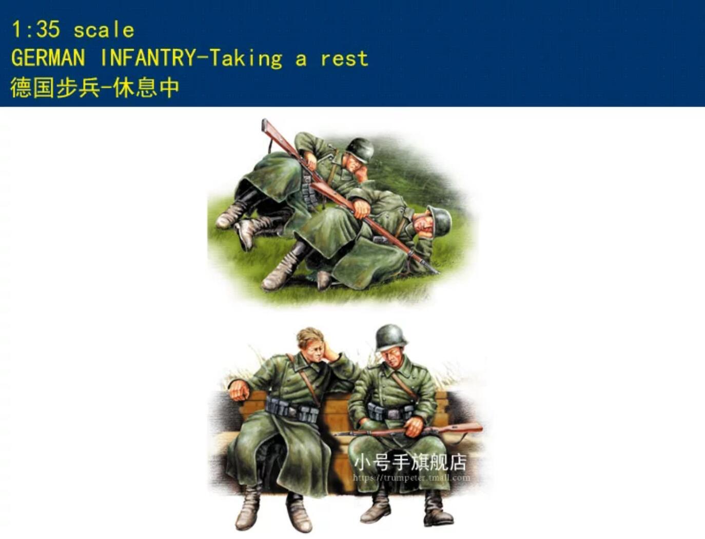 Hobbyboss 84420 INFANTRY-Taking a rest model 1/35