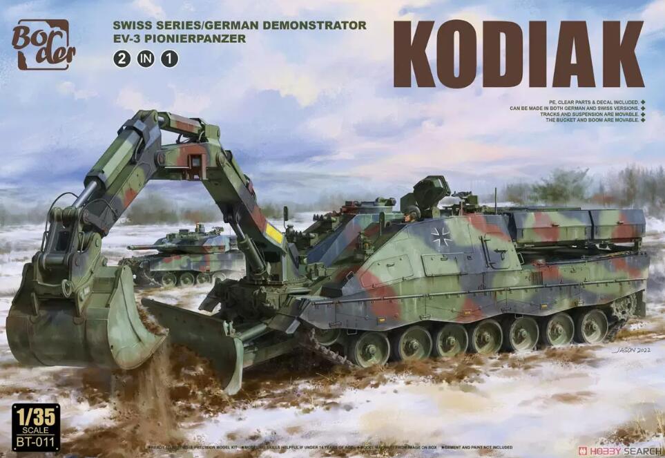 Border BT-011 1/35 Swiss Series/German Demonstrator EV-3 Pionierpanzer 