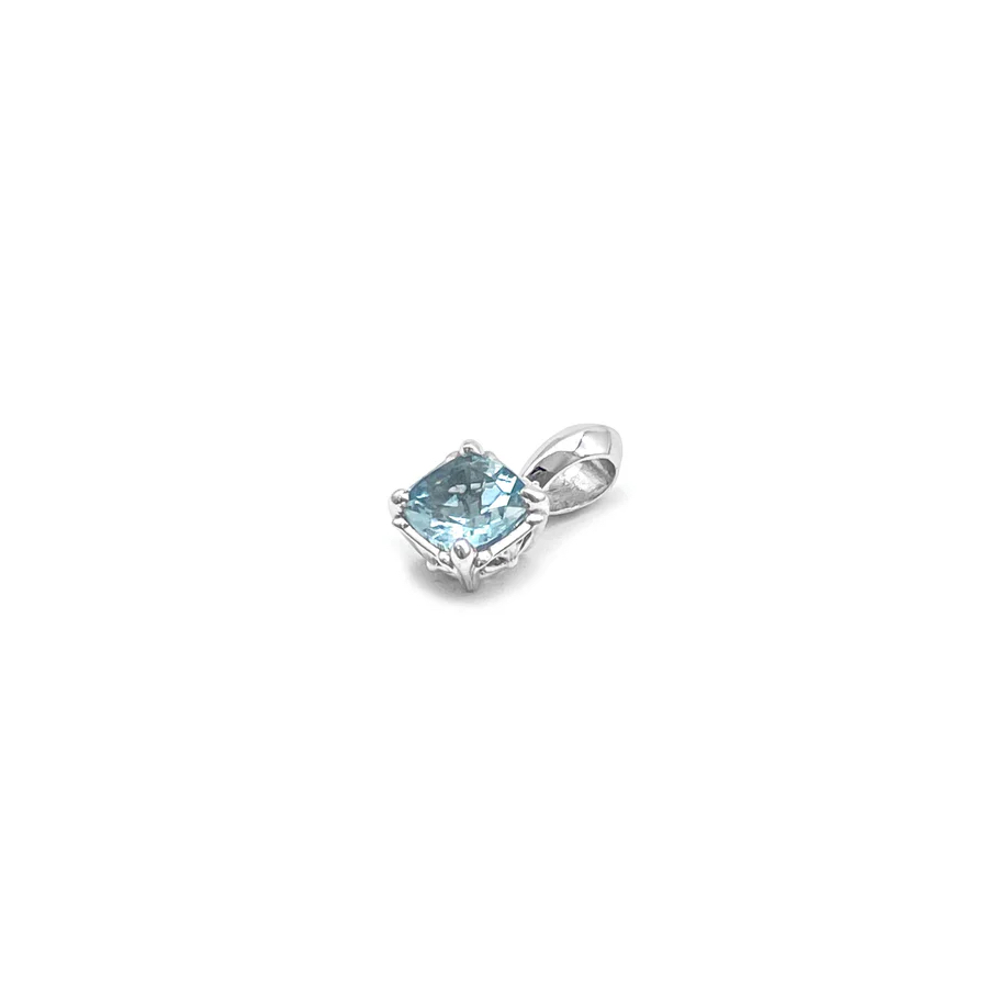 AUTHENTIC AQUAMARINE CHARM PENDANT