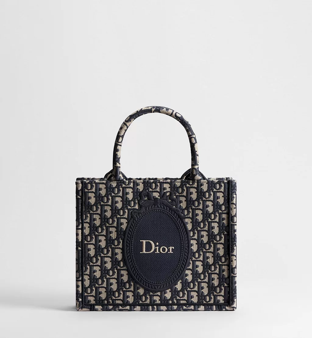 Dior Small Book Tote Handbag (with shoulder strap)