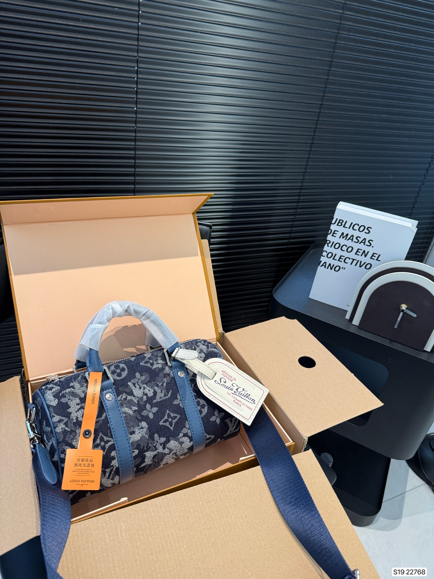 LV denim pillow bag spring and summer show series