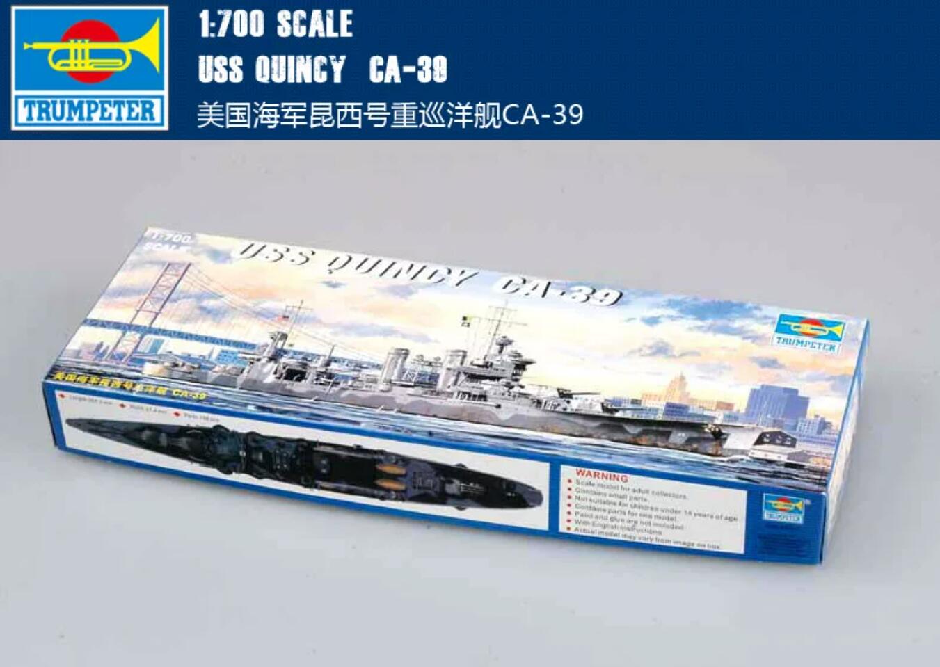 Trumpeter 1/700 05748 USS Quincy CA-39