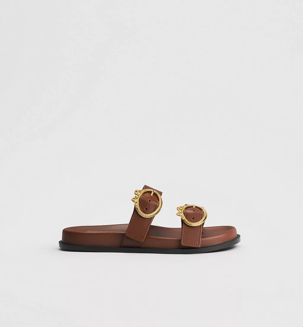 (Special Price)Dior Médaillon Buckle sandals