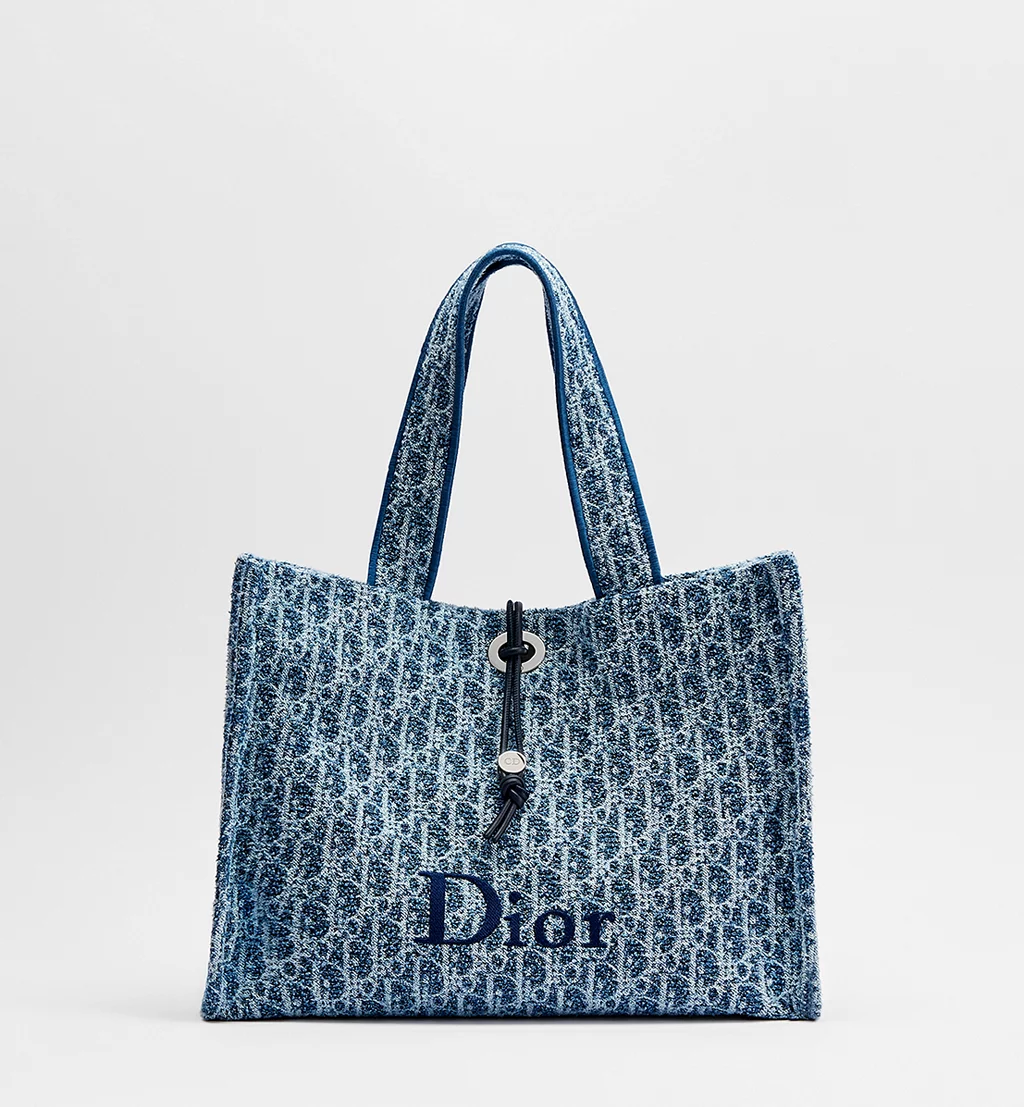 Dior Dioriviera Medium Spongy Book Tote Handbag