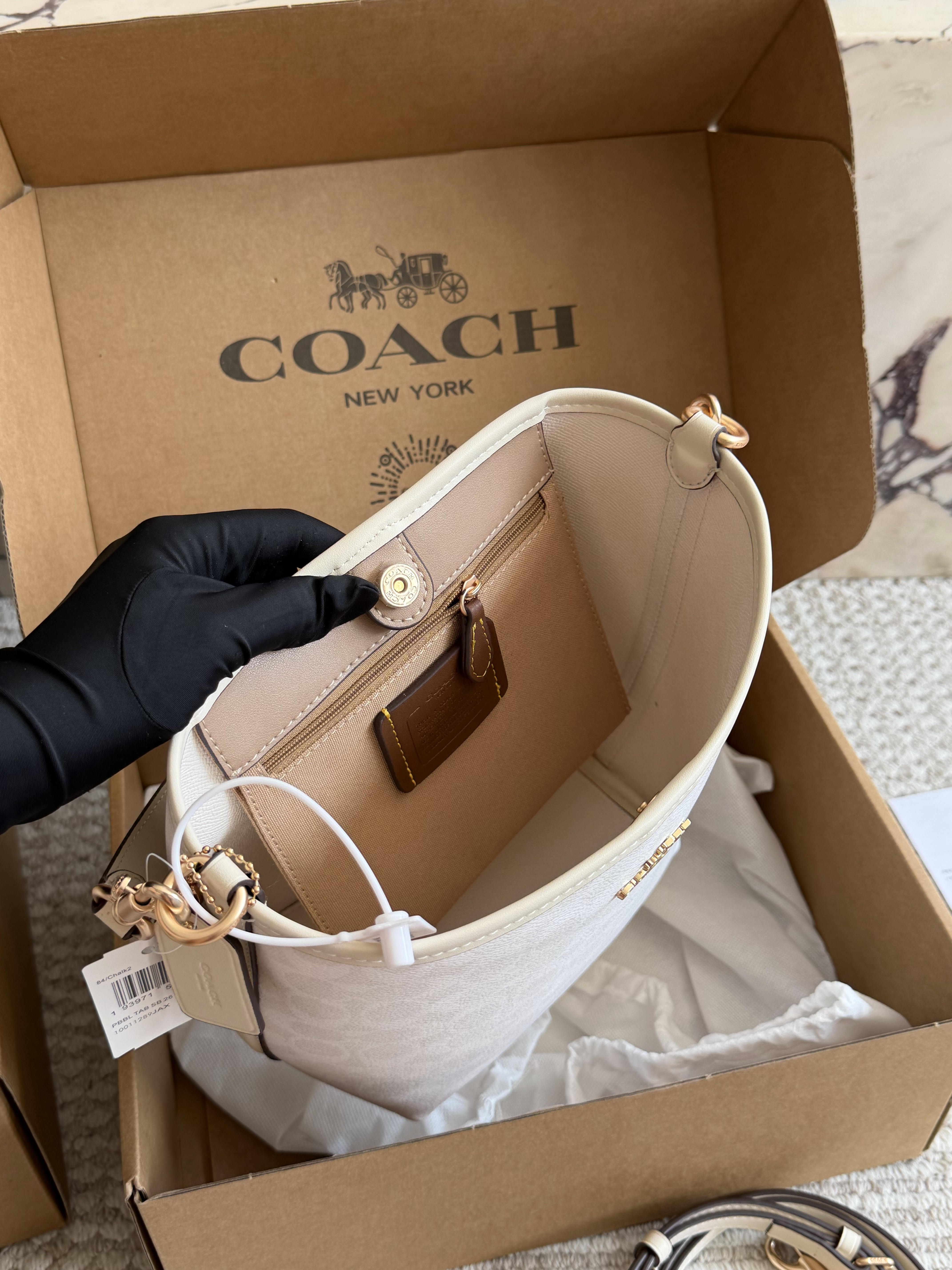Coach bucket bag