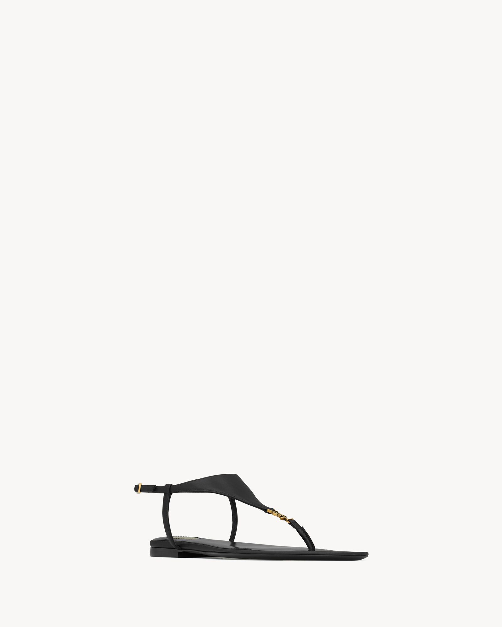 Saint Laurent shoes LE CASSANDRA smooth leather sandals