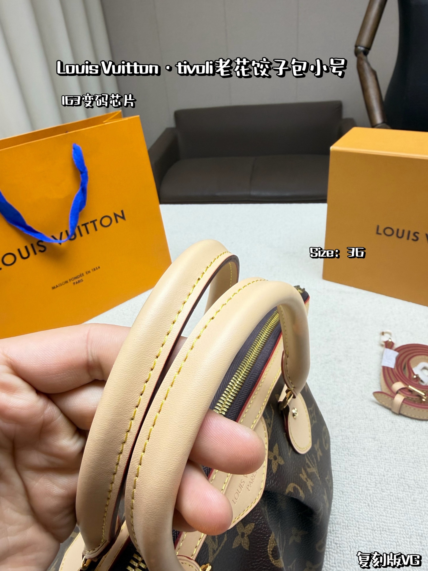 LV classic monogram dumpling bag