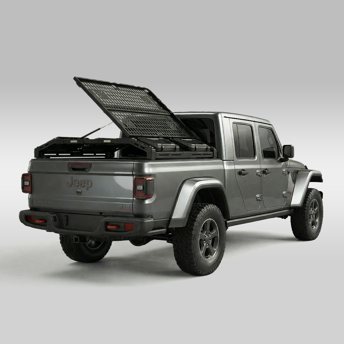 Jeep Gladiator (JT) Truck Bed Organizers and Storage System-Pickup Back Tool Box Bin Rack Basket - JUSNDESIGN