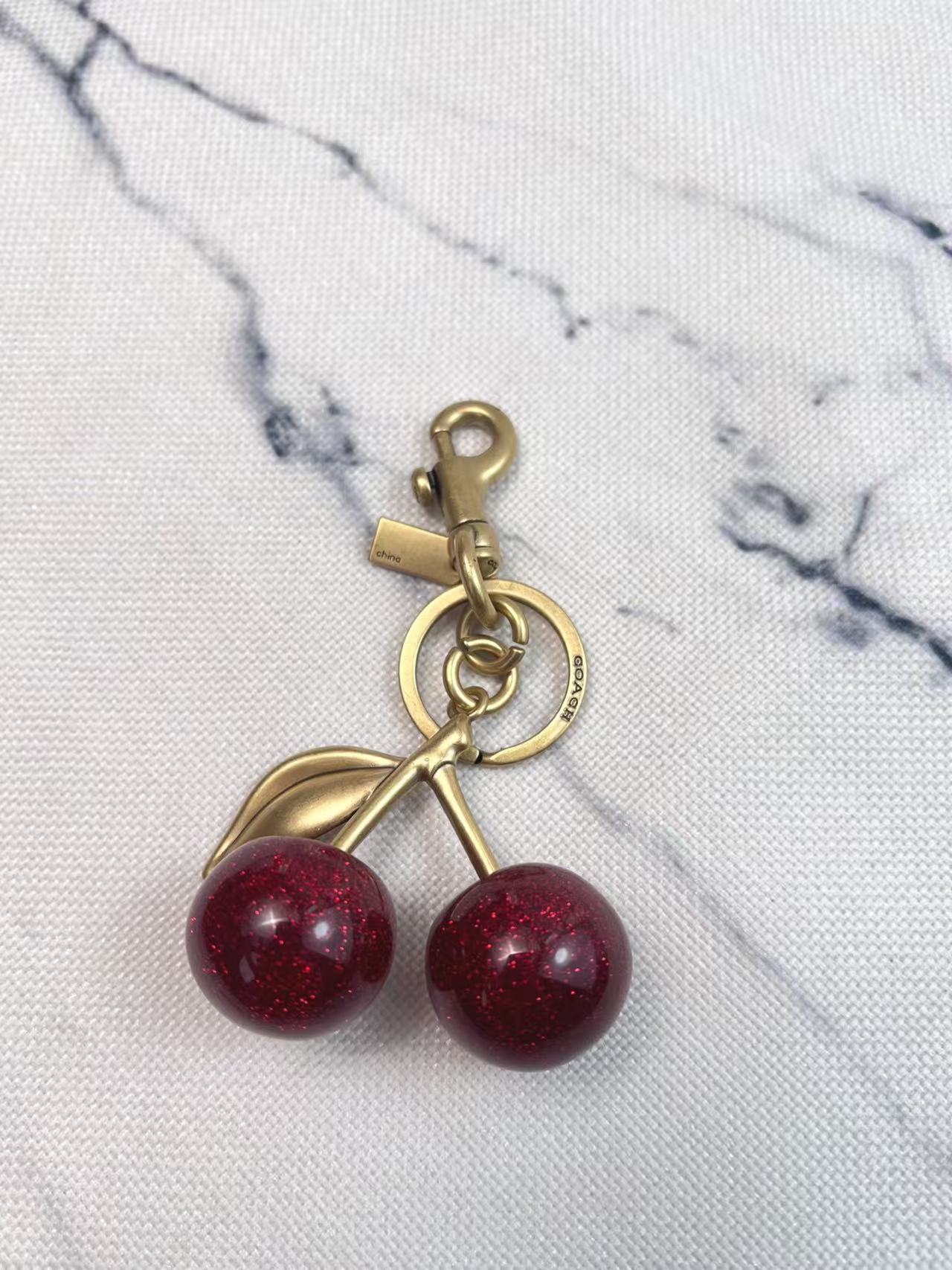 Coach Cherry Bag Charm