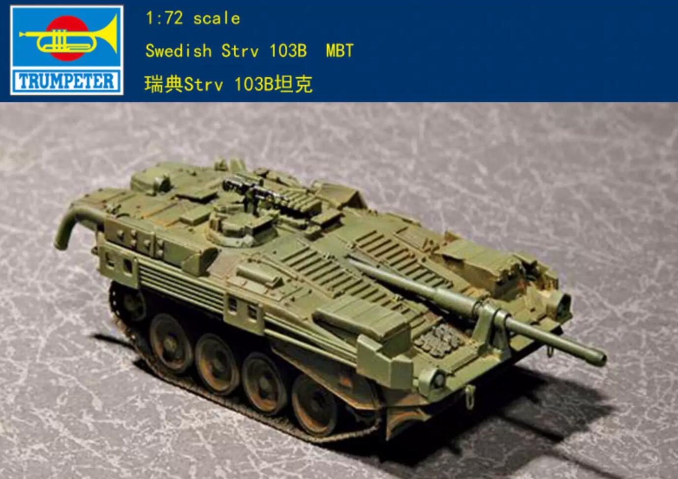 Trumpeter 1/72 07248 Swedish Strv.103B