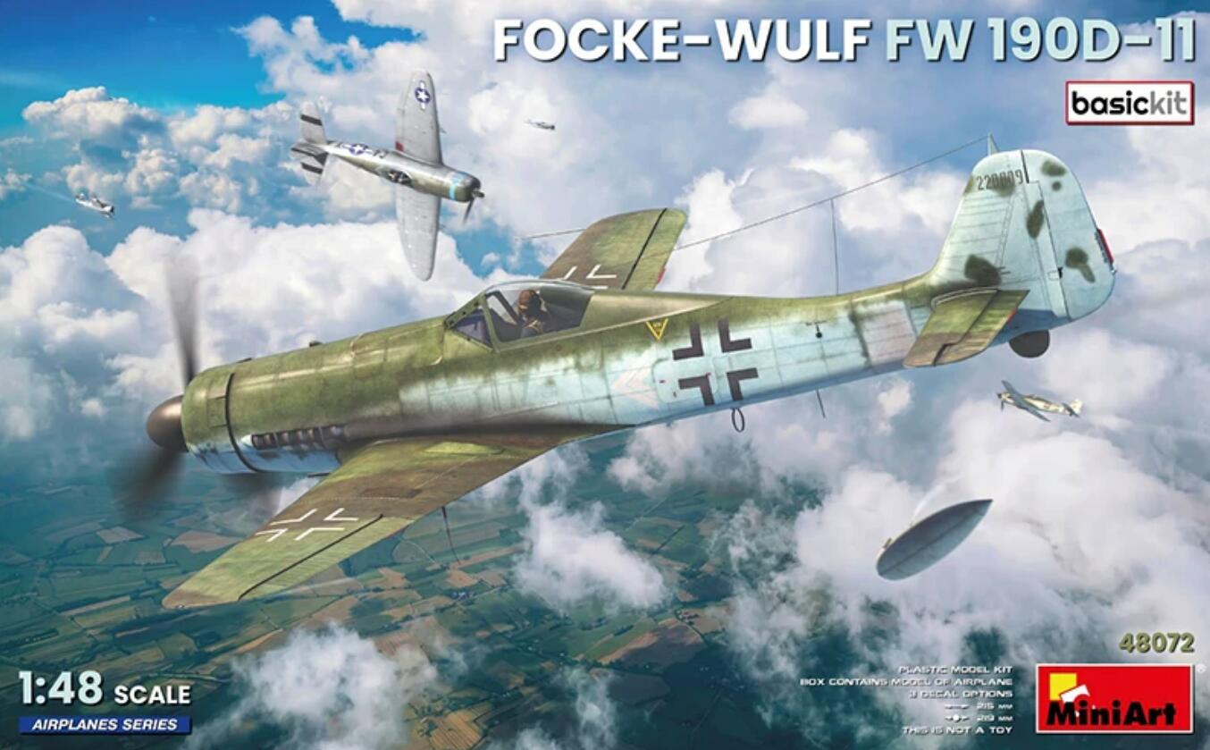 MiniArt 48072 Focke-Wulf Fw 190D-11 Basic Kit 1/48