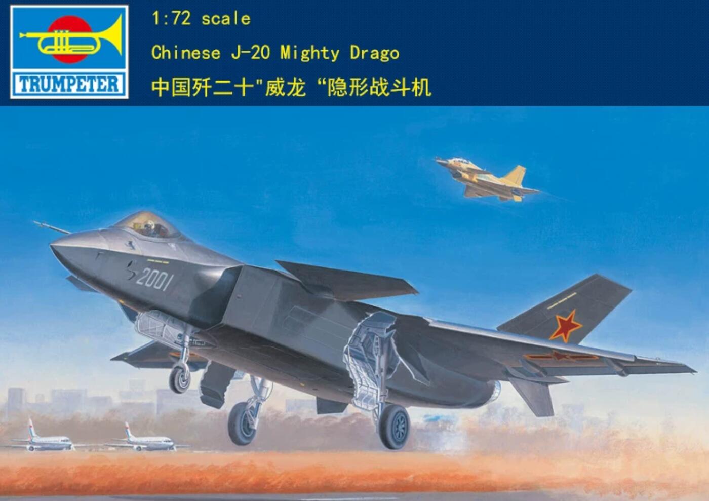 Trumpeter 1/72 01663 PLAAF J-20 