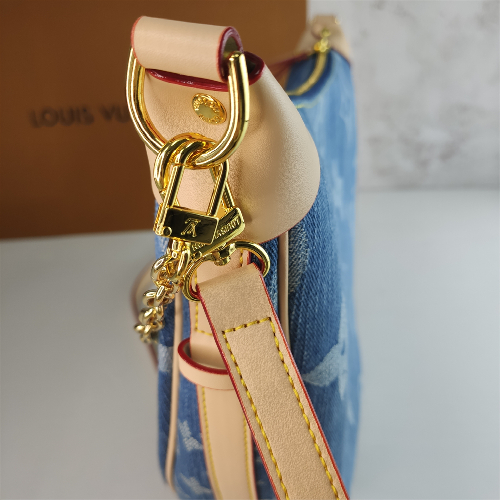 Louis Vuitton denim Moon Odeo Moneygram bag