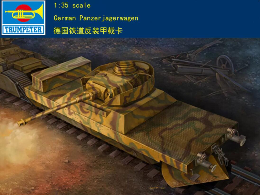 Trumpeter 1/35 00368 German Panzerjagerwagen Vol.1 plastic model kit