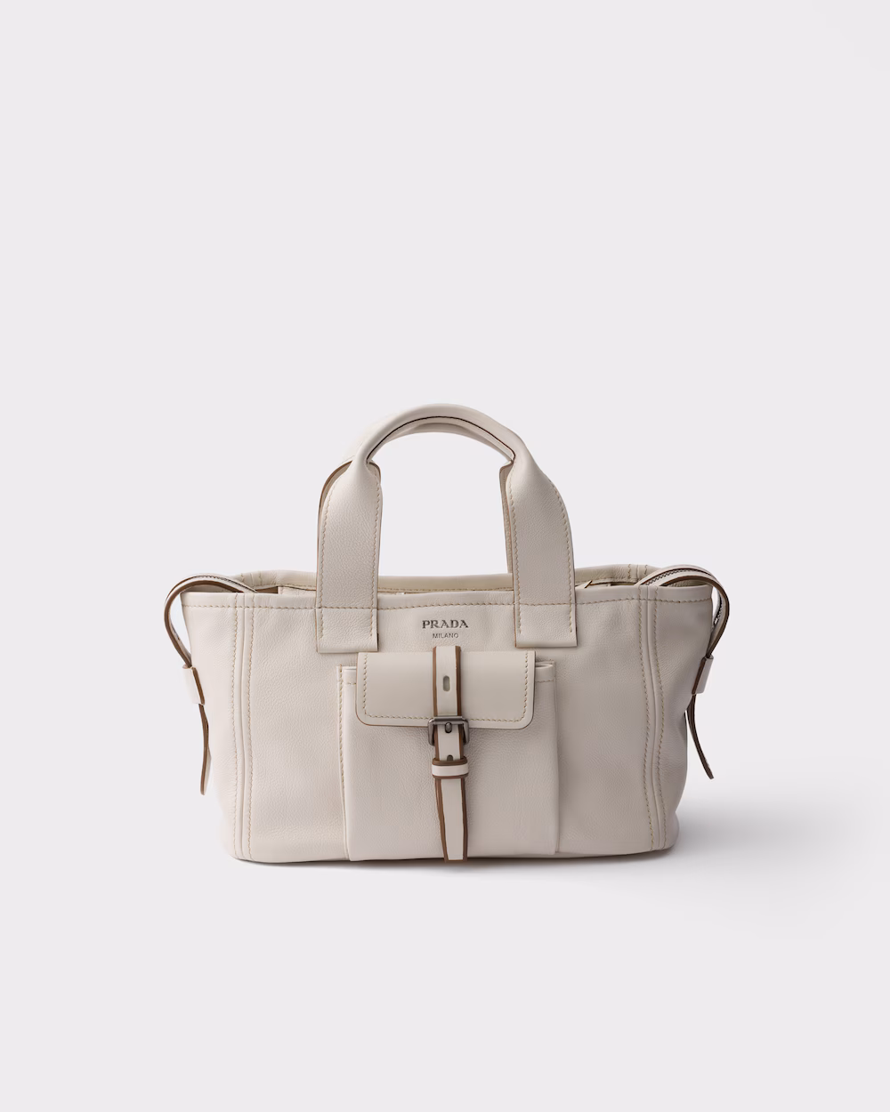 Prada Route Medium Leather Handbag