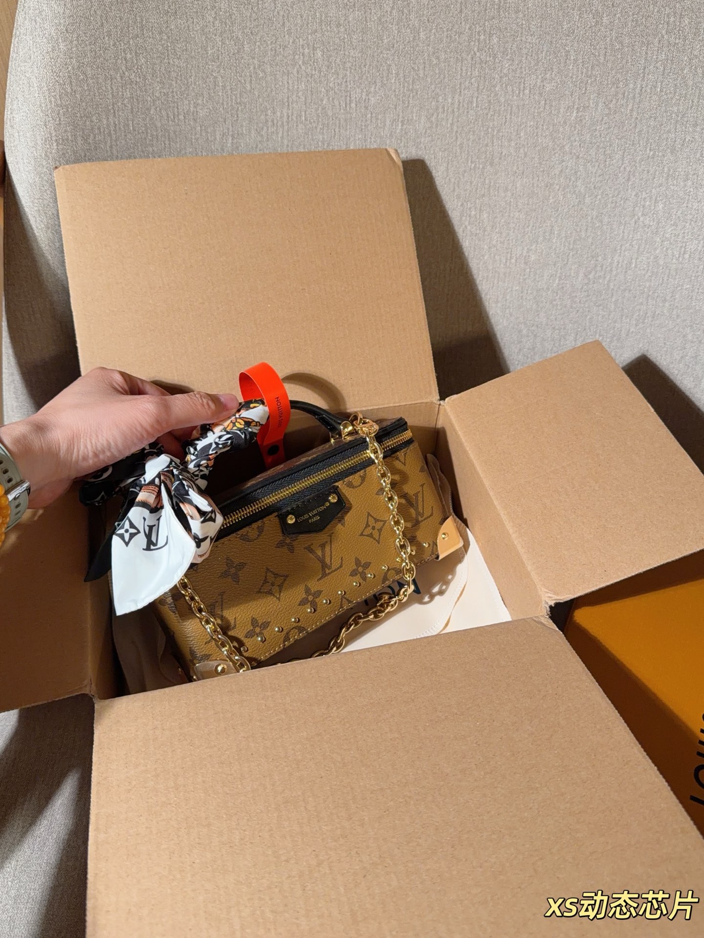 Lv 26Vanity Trunk New Makeup Box Bag