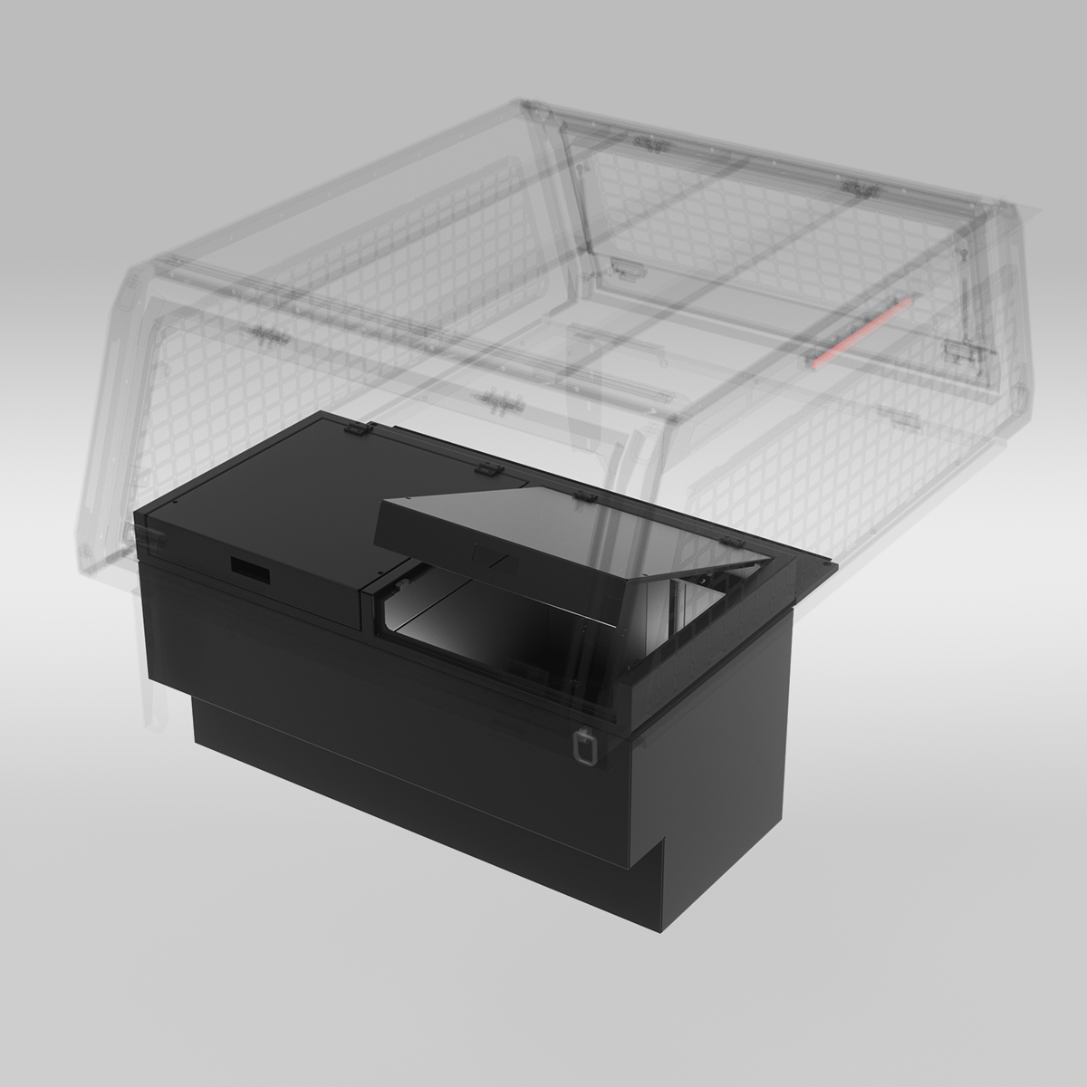 JD19-REAR INTEGRATEDUTILITY SYSTEM for Ranger - JUSNDESIGN