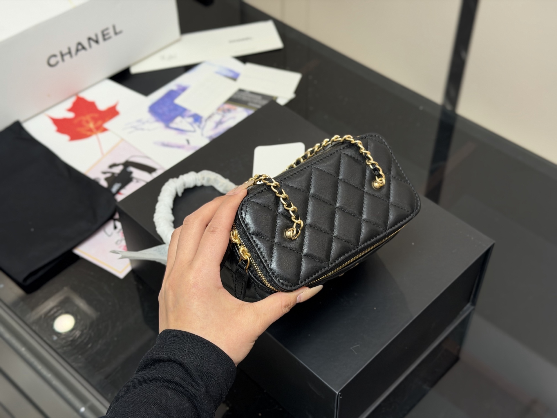 Chanel Makeup box bag shoulder bag