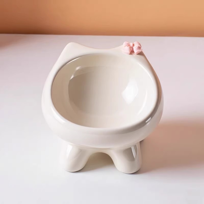 Cute ceramic pet bowl