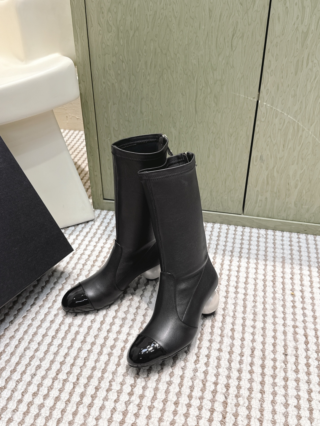 CHANEL Pearl Boots
