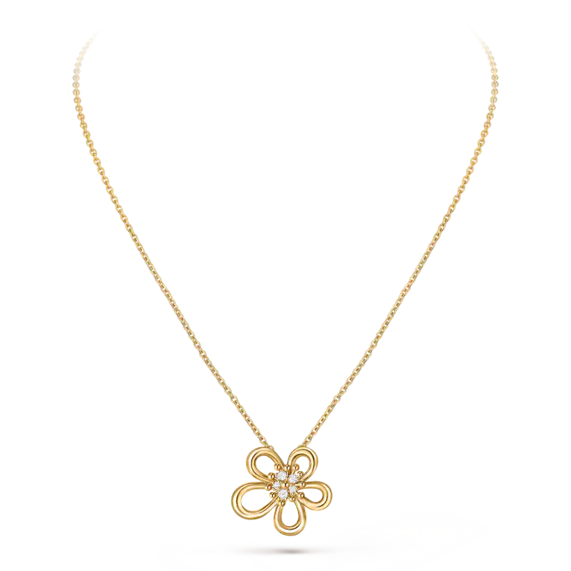 Van Cleef & Arpels Flowerlace Necklace Pendant