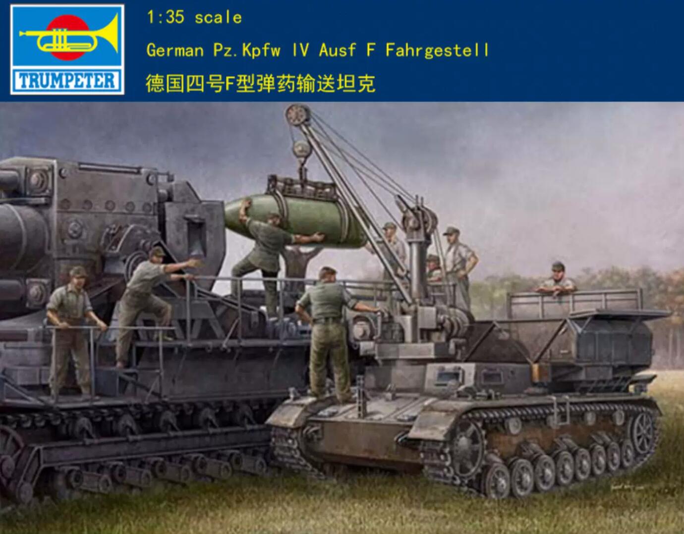 Trumpeter Model Kit 00363 1/35 German Pz.Kpfw IV Aust F Fahrgestell plastic model kit