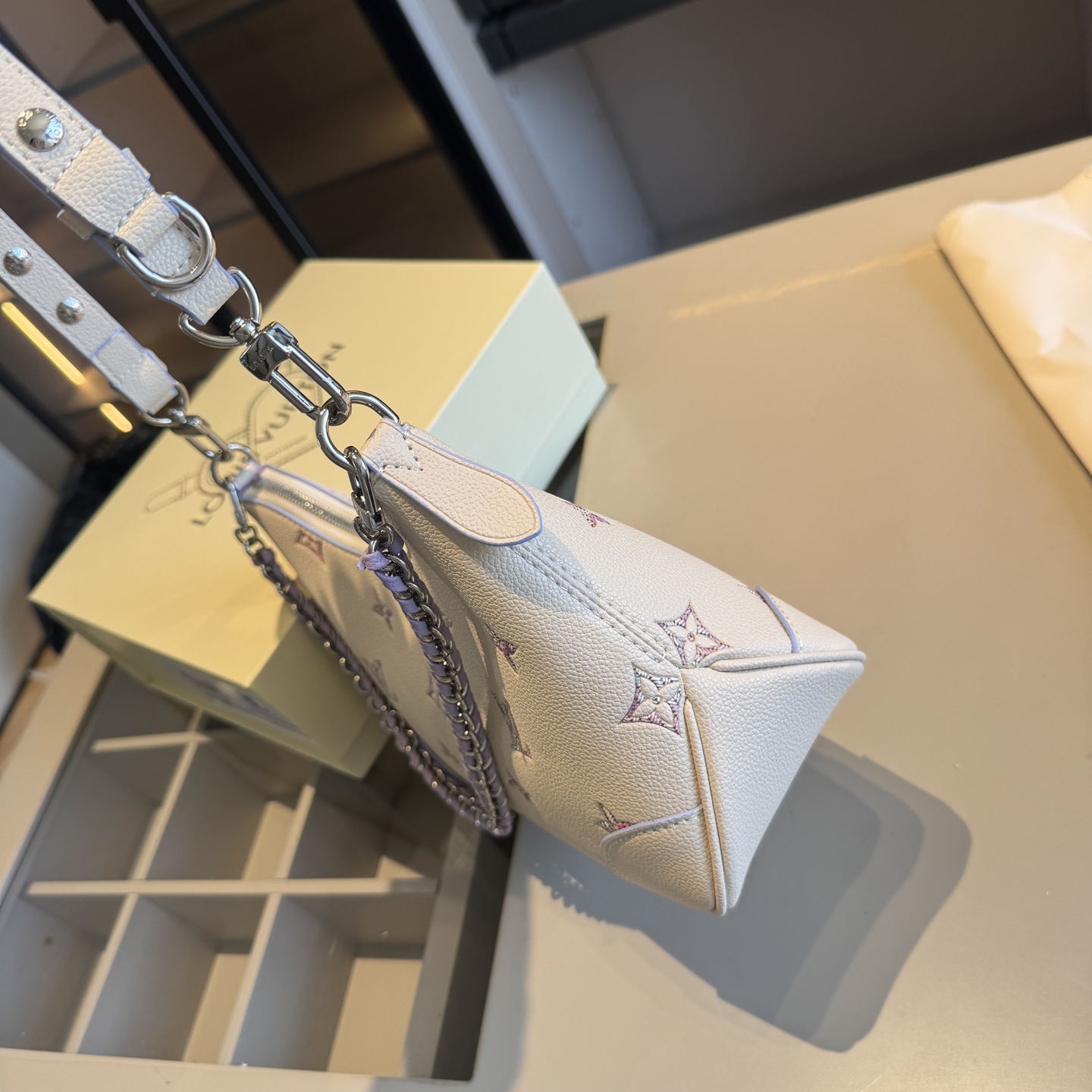 LV New Dreamy Purple Croissant Bag