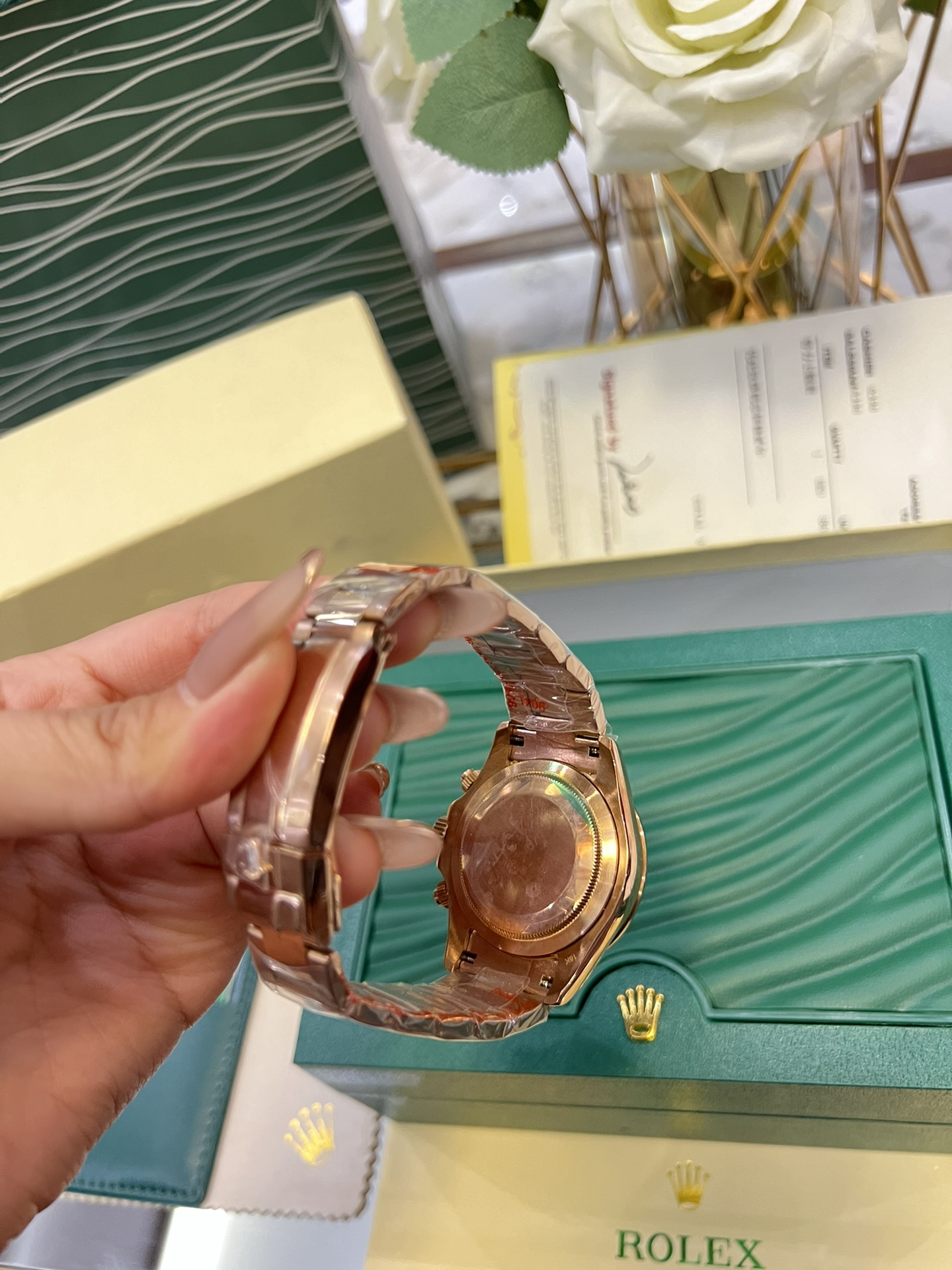 Rolex Everose Gold Cosmograph Daytona 40 Watch