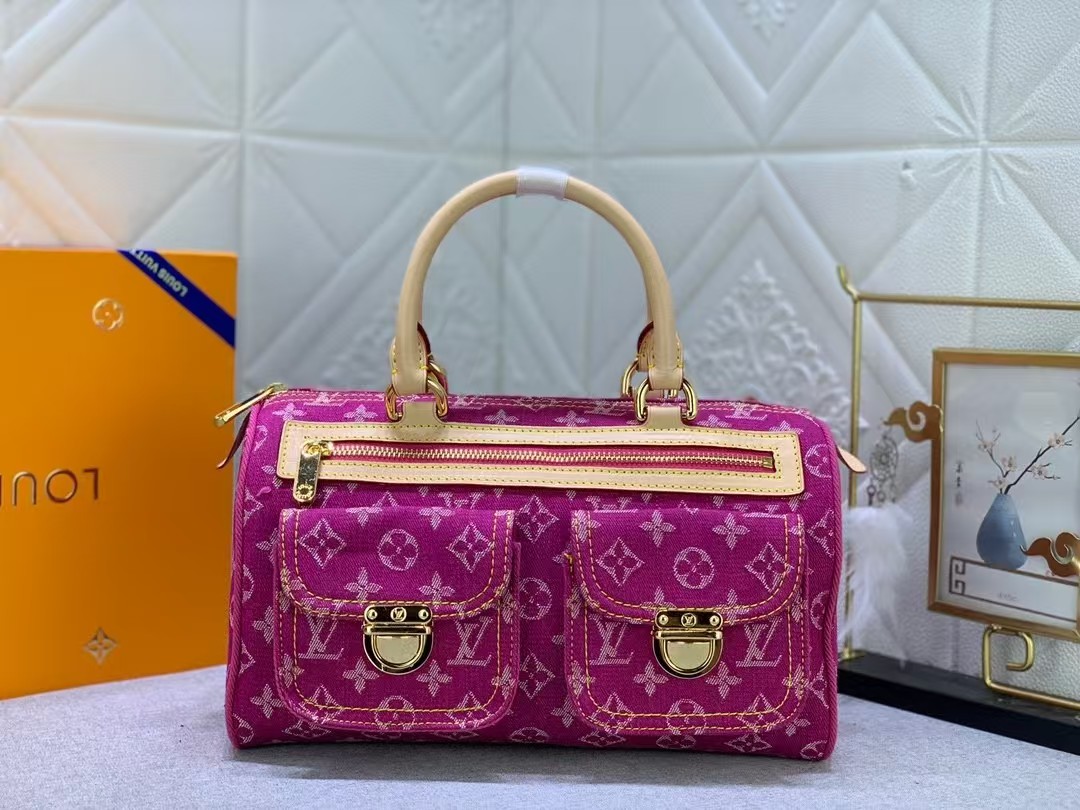 LV vintage Denim handBag