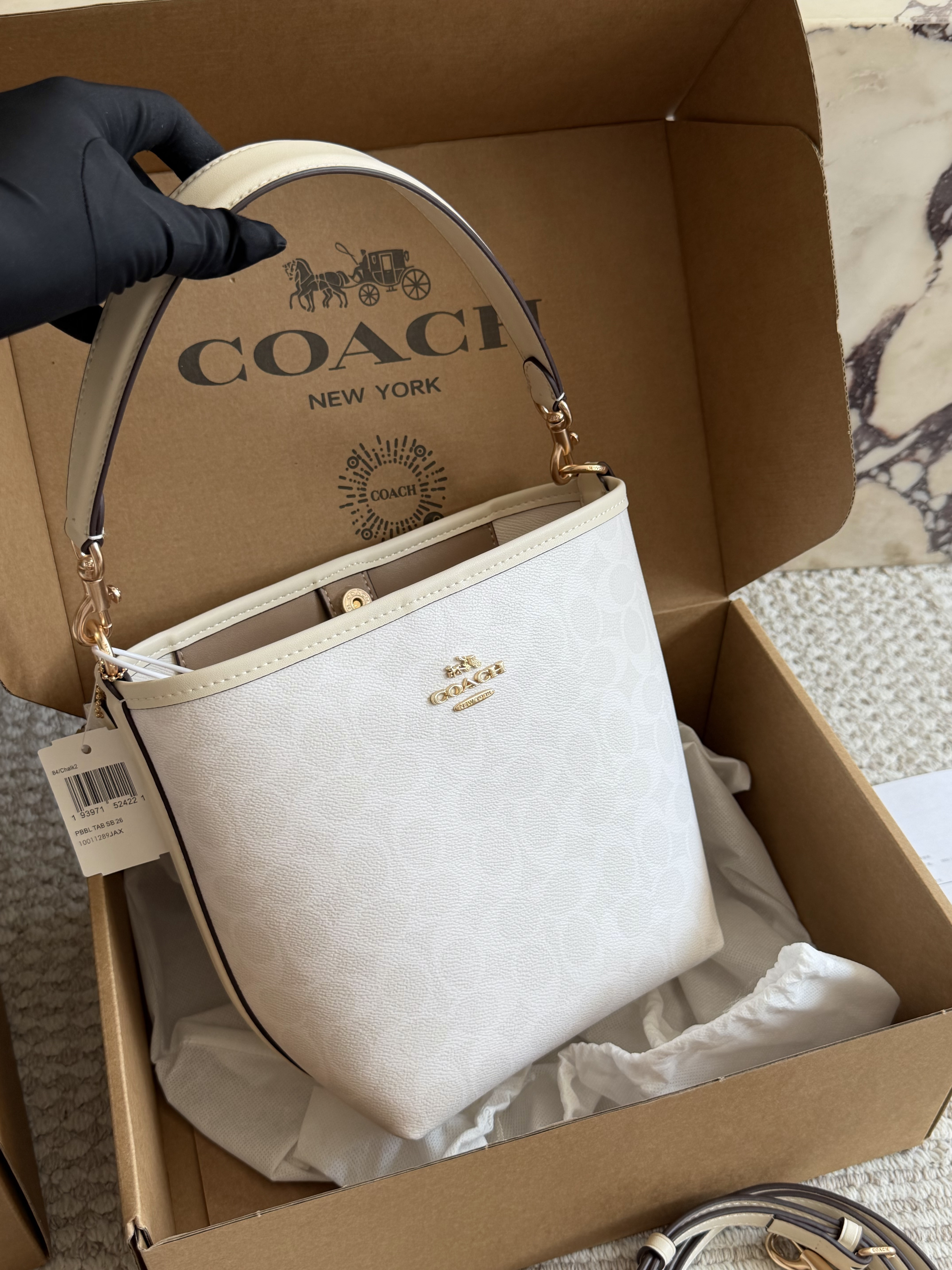 Coach bucket bag