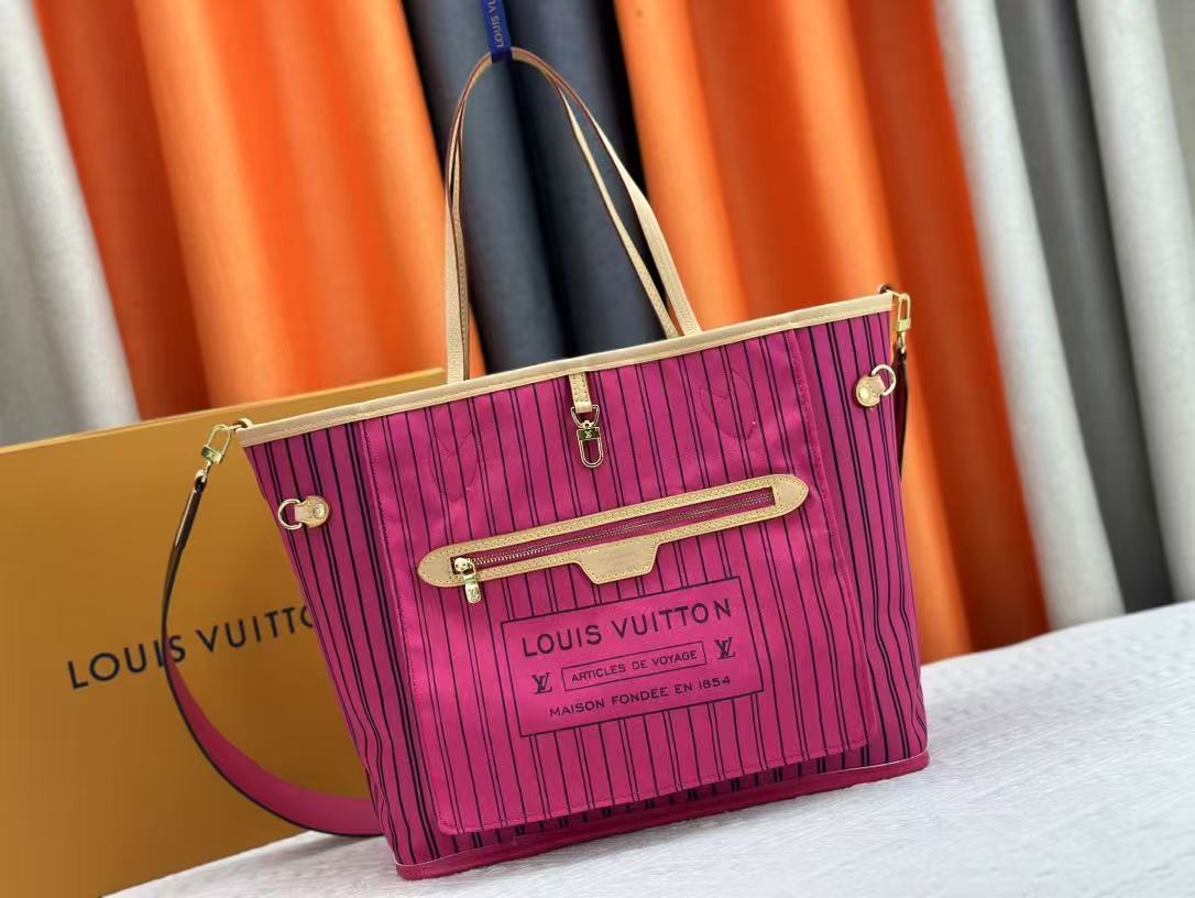 LV Neverfull medium-sized double-sided tote bag