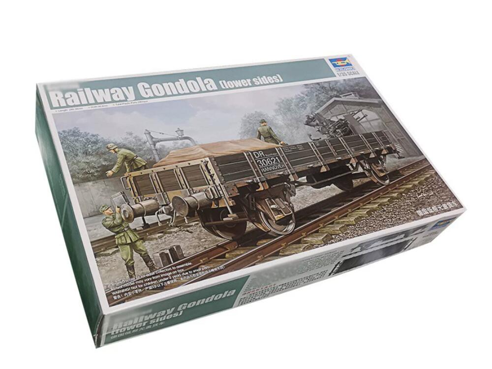 Trumpeter MODEL 1/35 SCALE military models #01518 German Railway Gondola (Lower sides) plastic model kit