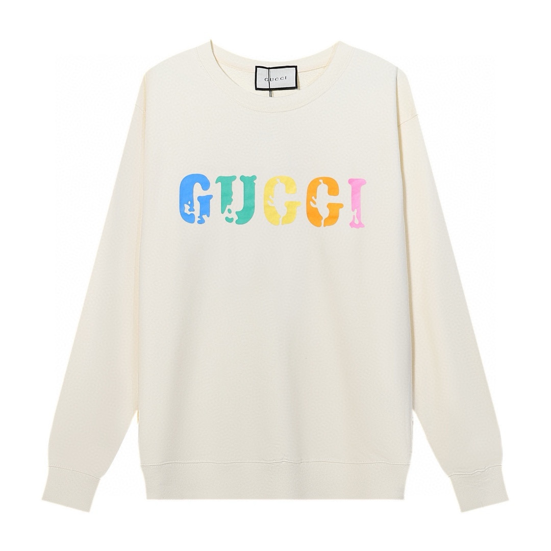 GUCCI printed crew-neck hoodie