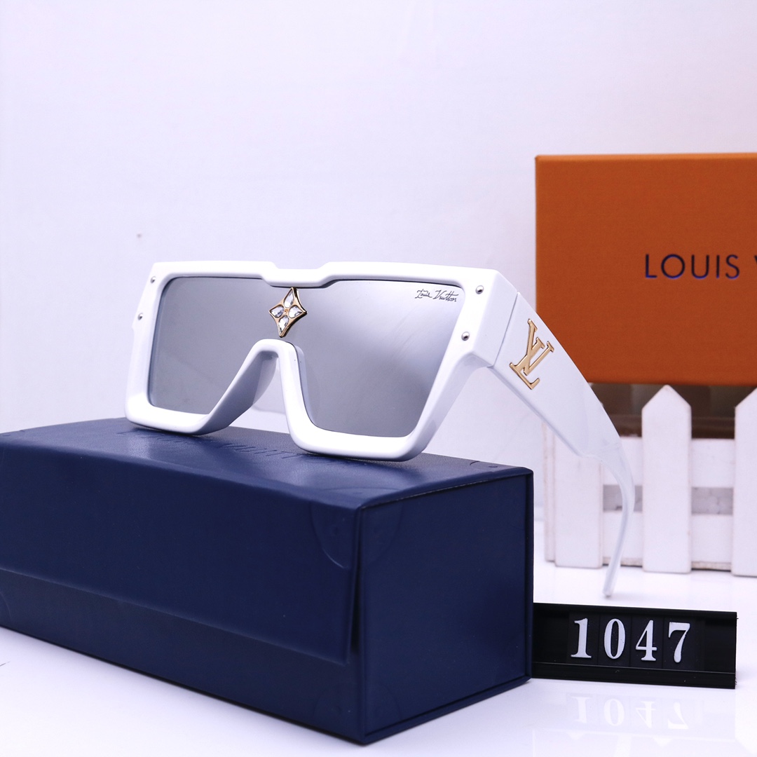 LV diamond-encrusted sunglasses