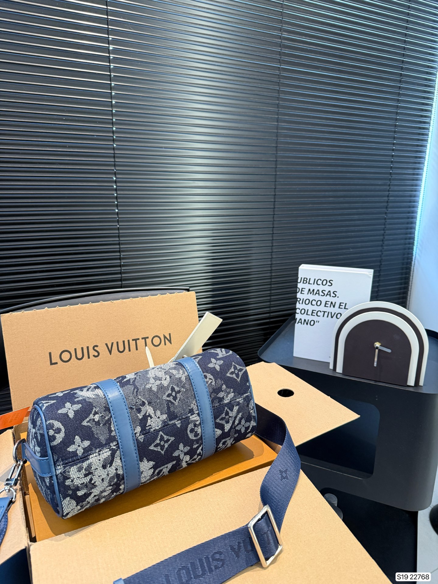 LV denim pillow bag spring and summer show series