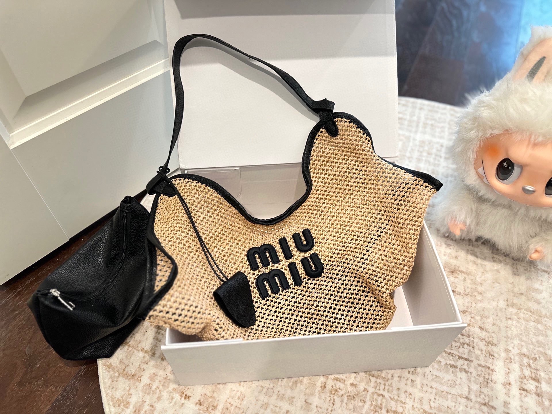 Miumiu woven bag