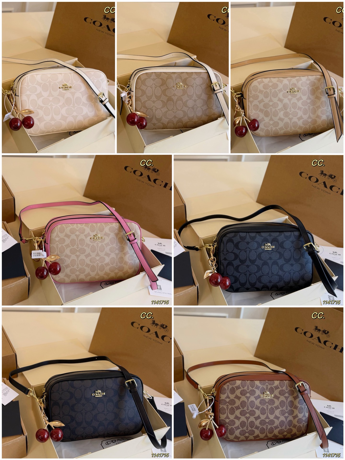 COACH single shoulder crossbody bag