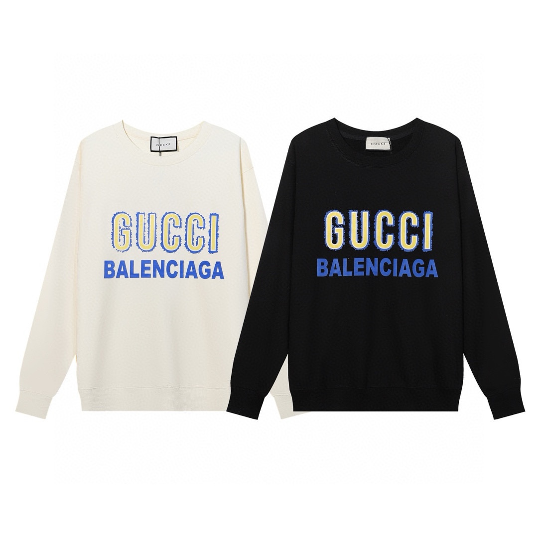 GUCCI printed crew-neck hoodie